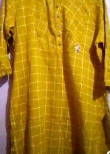 Elegant Yellow Kurta