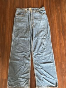 Levis Wide Leg Blue Denim Jeans