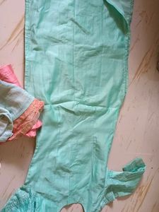 Beautiful Teal Kurta Set with Dupatta