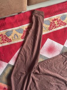 Brown Graphic Print Long Sleeve T-Shirt