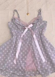 Cute Polka Dot Nightgown