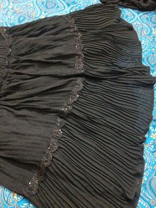 Black Sequin Lehanga Choli with dupatta
