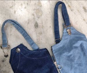 Patchwork Denim Zip Dress