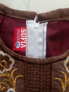 Kids Sharara Dress Embroidered