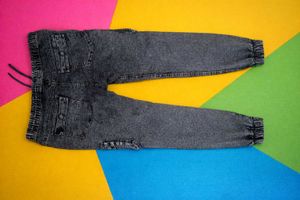 Men's Grey Wash Cargo Jeans