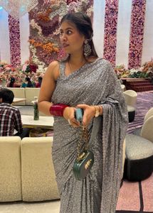 Sparkling Sequin Saree