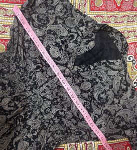 Paisley Print Button-Up Dress