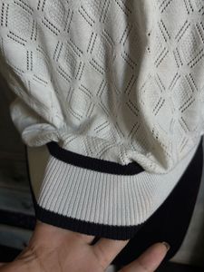 Sailor Collar Knit Top