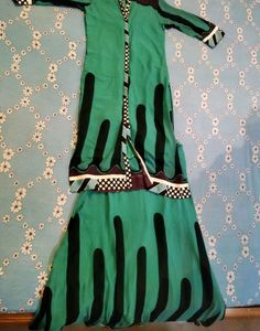Kurti And Skirt Set.  Women Kurti And Skirt Combo.  Kurti Skirt Set.  Blue Kurti Skirt Set.