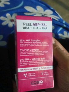 COSIQ Peel ABP-33% Exfoliate AHA + BHA + PHA