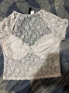 White Lace Top