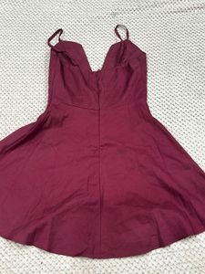 Maroon dress