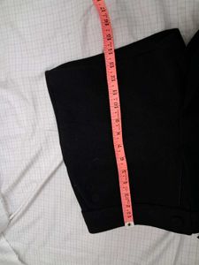 winter Black Shorts