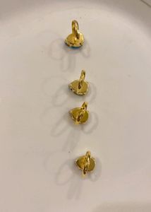New Colorful Pear Drop Statement Rings
