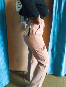 ✨Waist 30 Light Orange Wide Leg Cargo Pants