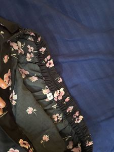 Flowy Floral Wrap Style Skirt