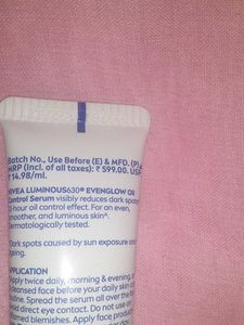 Nivea Luminous Serum
