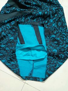 Chic Blue &amp; Black Party &amp; Casual Dress Size M &amp; L.