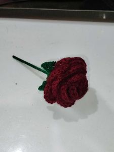 Handmade Crochet Rose