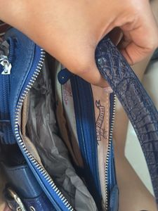 Blue Shoulder Bag