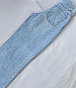Light Wash Distressed Wide Leg Jeans