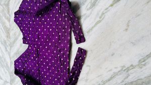 lavender colour saree with elegant contrast matchi