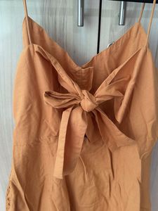 Mustard summer dress