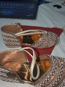 Embellished Pearl &amp; Crystal Heels