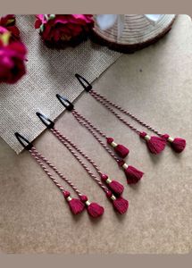 Boho Tassel Hair Clips
