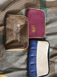 assorted Jewelry Pouches - Set of 3
