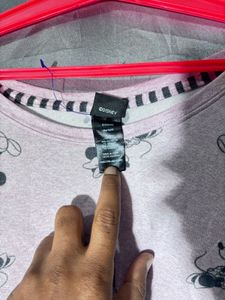 Pink Mickey Mouse Long Sleeve sweatshirt