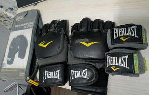 Everlast MMA Grappling gloves + Handwrap