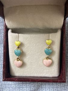 Cute Heart Dangle Earrings