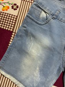 Women’s Light Blue Denim Shorts | Size 32