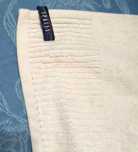 Spaces White Bath Towel