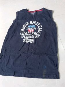 Boys Sleeveless Graphic T-shirt