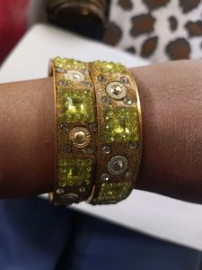 Bangles Metal With Stones