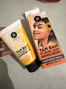 Sugar Tan Ban 1% Kojic Acid Sunscreen