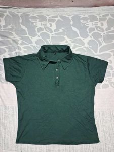 Dark Green Polo T-Shirt