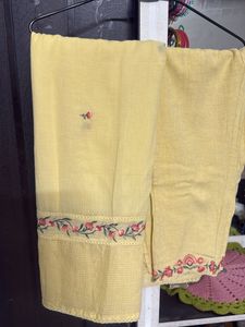 Yellow Embroidered Kurta Set