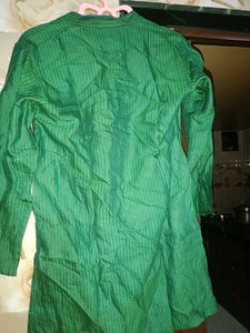 Fabindia Green Kurta For Boy