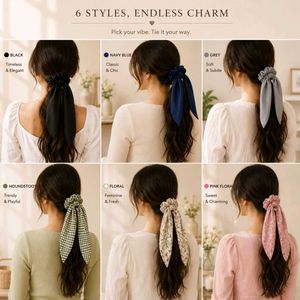 Ribbon scrunchies