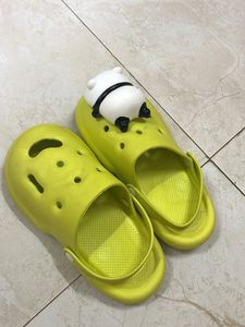 Panda LED Slippers - Florecent Green