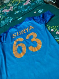 Men's Blue India Cricket Jersey