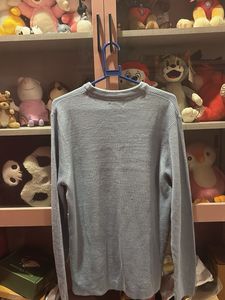Blue Long Sleeve Pullover Sweater (Oversized)