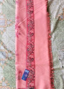 Elegant Pink Floral Scarf &amp; Stole shwal
