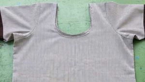 Elegant Striped Kurta Set (Kurti+pant)
