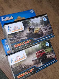 Die-Cast Miniature Toy Trucks (Set of 2)