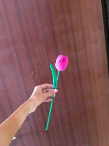 Handmade Crochet Tulip Flower