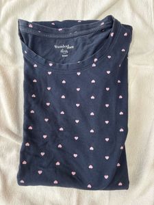 Night dress dark blue colour